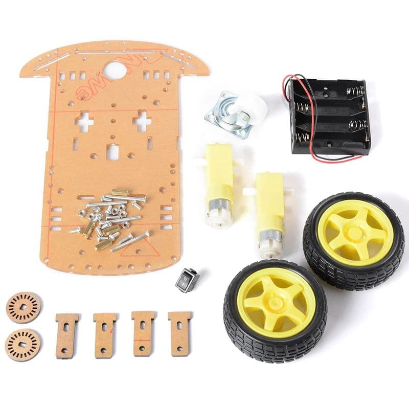 2WD Two Wheel Drive DIY Kit - A Smart Robot Car with Chassis - View 2