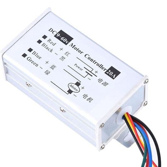 9-60V 20A DC Motor Speed Controller - View 1
