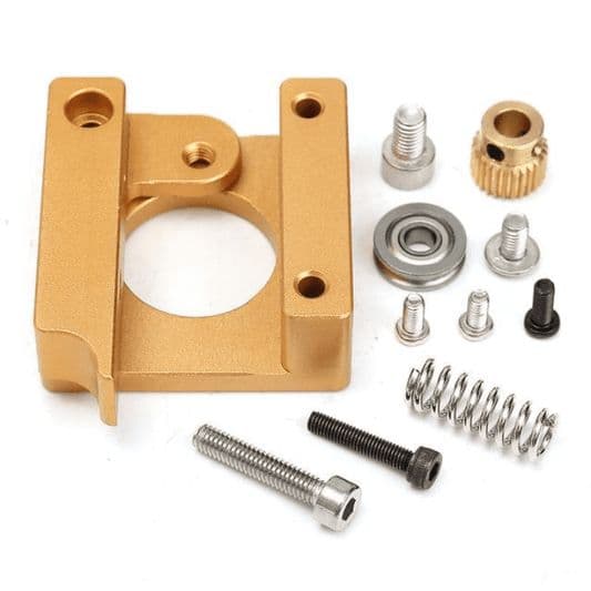 Extruder Kit Left Side MK8 Aluminum 3D Printer Block - View 1