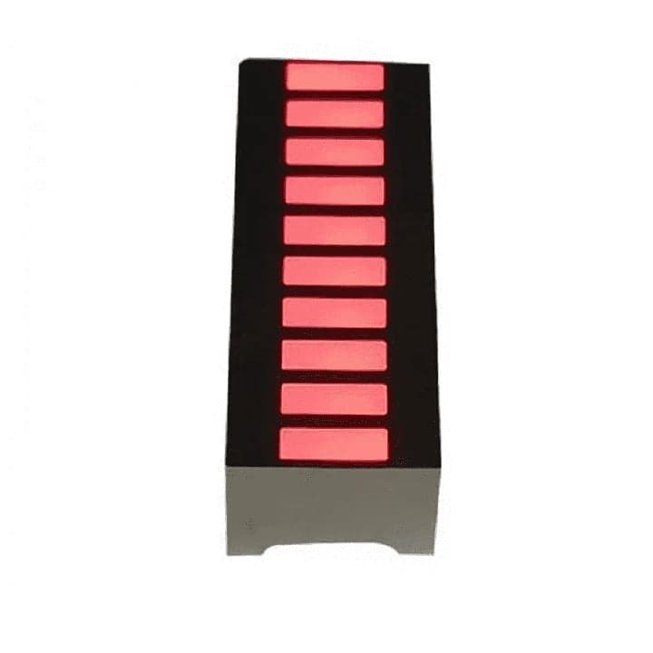 10 Segments 4 Colors Stripe Digital Bar Graph Display - View 2