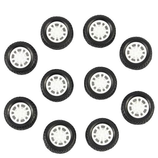 Rubber Hollow Car Wheel (10pcs) - View 1