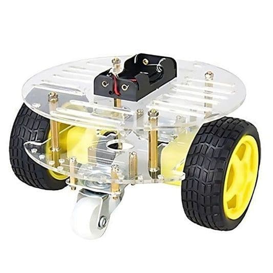 DIY 2WD Mini Round Robot Car - View 1