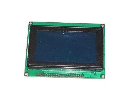 128x64 Graphic LCD -Blue Backlight - View 1
