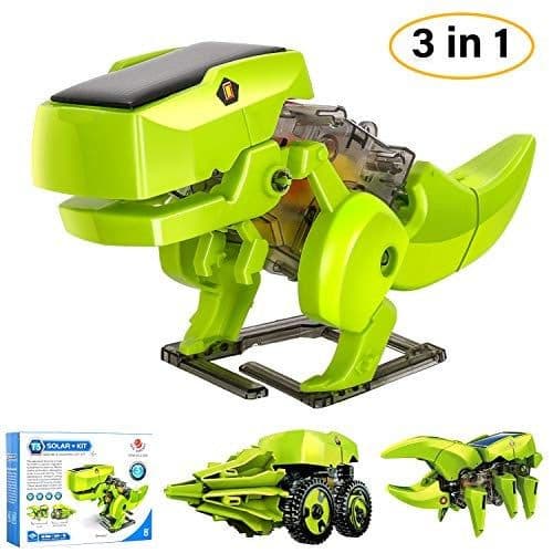 3 in 1 3D DIY Green Safe Energy Driven Dinosaur - View 1
