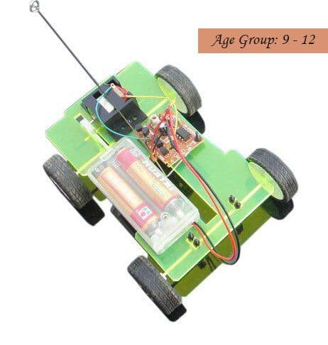 DIY Mini Battery Powered 4 Wheel Drive Car - View 1