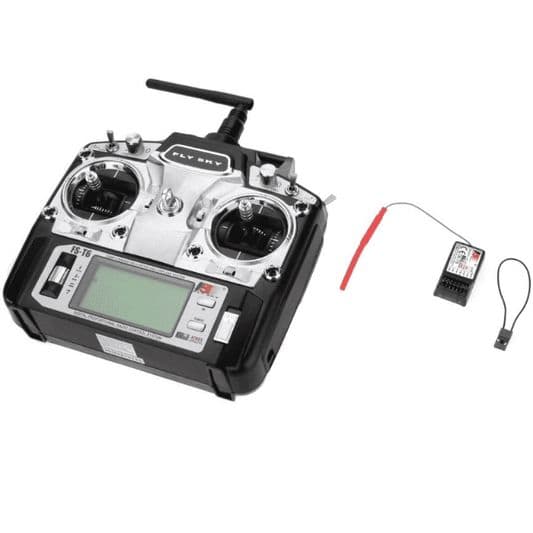 FlySky FS-T6 6CH Transmitter with FS-R6B Receiver - View 1