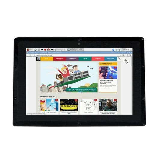 10.1 inch Raspbery Pi Waveshare Touch Screen Display with Case - View 1