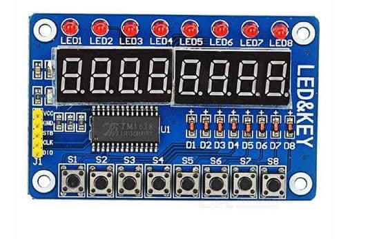 Key Display For AVR Arduino New 8-Bit Digital LED Tube 8-Bit TM1638 Module - View 1
