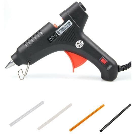 60W Hot glue gun with 4 glue sticks - View 1