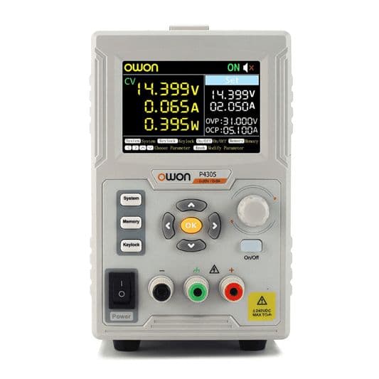 Owon P4305 30V 5A Programmable DC Power Supply - View 1