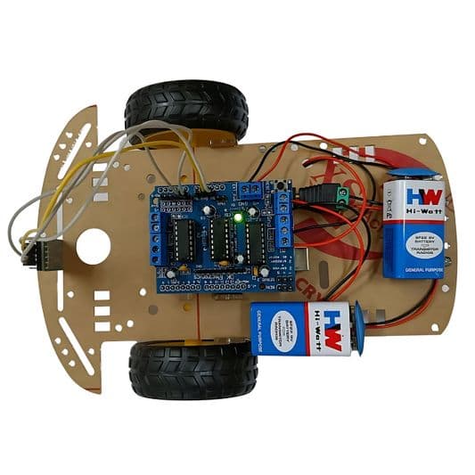 DIY Bluetooth Controlled Car with Arduino - View 1