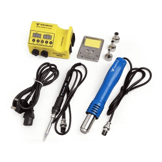 Soldron 8898 Portable Dual Hot Air Soldering Station - View 1