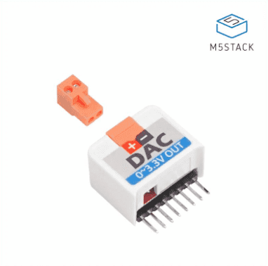 M5StickC Digital to Analog Convertor Hat MCP4725 - View 1