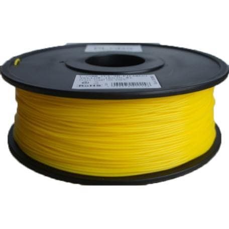1.75mm 100g Yellow ABS Filament - View 1