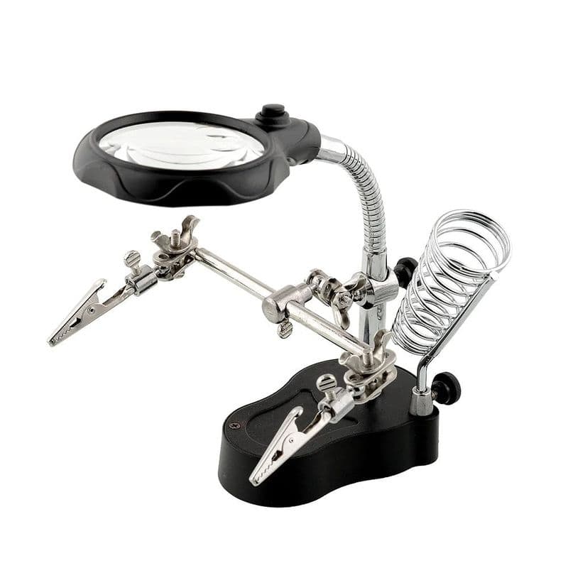 Third Hand Tool Magnifying Glass - View 1