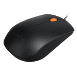 Lenovo 300 USB Wired Mouse ( Black ) - View 1