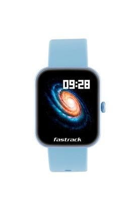 FASTRACK WEARABLES Unisex 38.4 x 43.7 x 11.8 mm Fastrack Reflex Hello Silicone Smart Watch - 38079PP03 - View 1