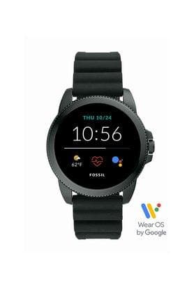 FOSSIL Mens 44 mm Gen 5E Full Color Display Dial Silicone Digital Watch - FTW4047I - View 1