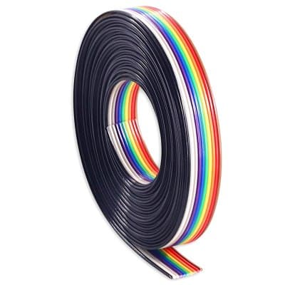 Multicolor Flat Ribbon Cable 10 wire (Pack of 1 meter) - View 1