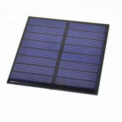 mini solar panels Square shape polycrystalline 70mm x 70mm 6V 100mAh - View 1