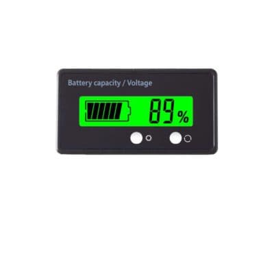 12-84V Battery Power Display Meter Lithium Battery Lead-acid Battery Power Display GY-6GS Green 3 Strings Lithium Battery - View 1