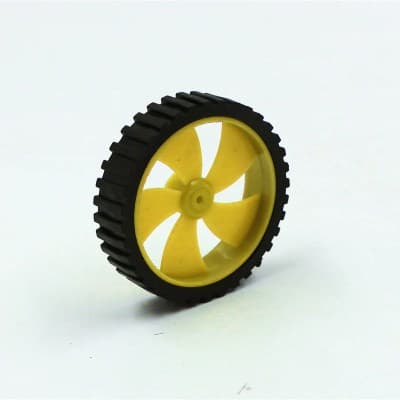 Robotic DC Small Wheels 4.5cm x 1.2cm - View 1