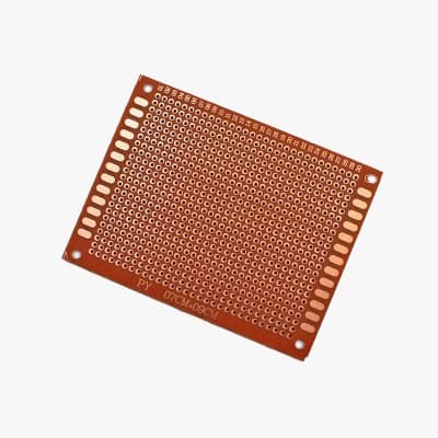 7x9cm Single Side Copper Plate Perf Board for PCB Prototype / Dotted Board / General Purpose PCB / Zero PCB - View 1