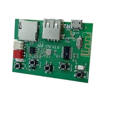 Audio Music Player: DIY Mono Board With Built In Bluetooth, FM, USB, SD-Card Slot - View 1