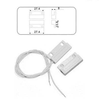 MC-38 Wired Door Window Sensor Magnetic Switch Home Alarm System - View 1