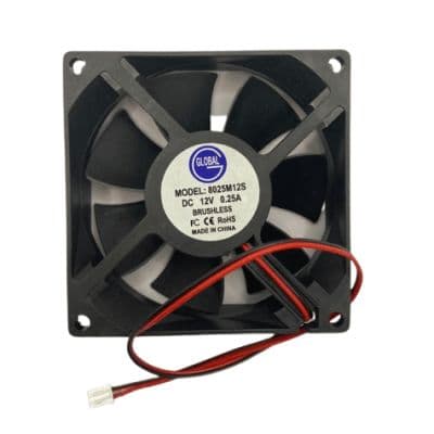 12V 8025 DC Cooling Fan – 3 inch - View 1