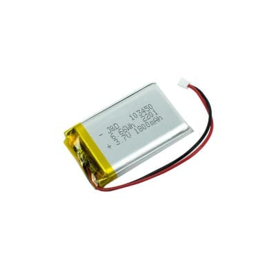 1800mAh 3.7V Lithium Polymer Rechargeable Battery with BMS Model-103450 - View 1