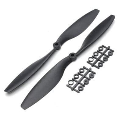10×4.5 inch – 1045/1045R CW CCW Propeller Pair for Quadcopter (Black) - View 1