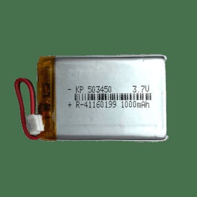 3.7V 1000mAH (Lithium Polymer) Lipo Rechargeable Battery Model KP 503450 - View 1