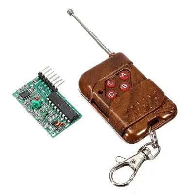 4 Channel Wireless Four Button RF Remote Control Transceiver Module 315Mhz - View 1