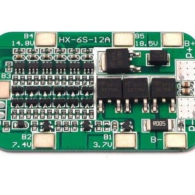 6S 12A Lithium Battery 18650 Charger PCB BMS Protection Board - View 1