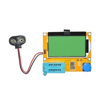 9V Battery Operated LCR-T4 12864 LCD Graphical Transistor Tester Resistance Capacitance ESR SCR Meter - View 1