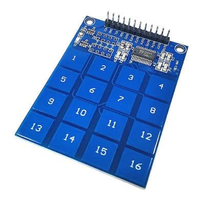 TTP229 16-Way Capacitive Touch Switch Digital keypad Module - View 1