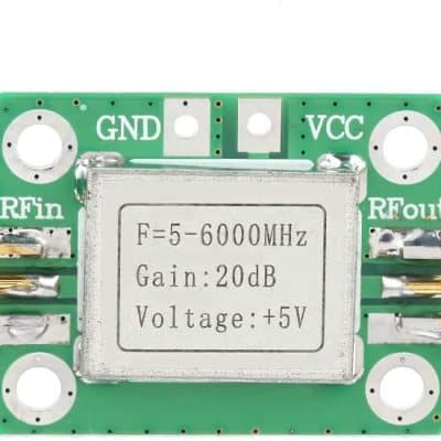SPF5189 LNA 5-6000mhz RF Low Noise Broadband Signal Amplifier 20dB Gain RF Signal Receiver Module Shield Board (6000MHz) - View 1