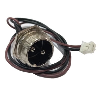 GX16 - 2 Pin Male Panel Mount Aviation Connector with JST Cable - View 1
