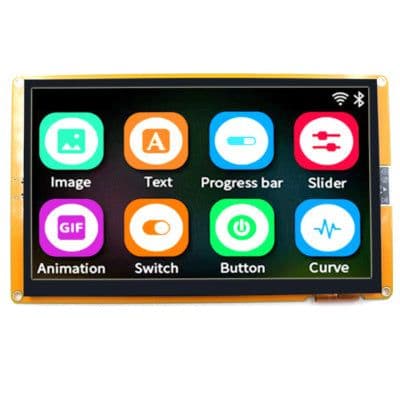 7 Inch LCD Touch Display I2S Audio output with ESP32-S3 Development Board - View 1