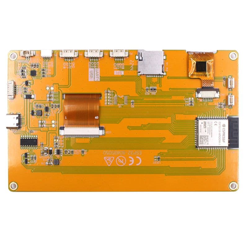 5 Inch LCD Touch Display + I2S Audio output with ESP32-S3 Development Board - View 3