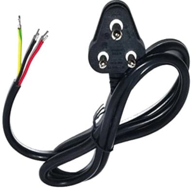 3 PIN Power Cord Cable 2M 6A - View 1