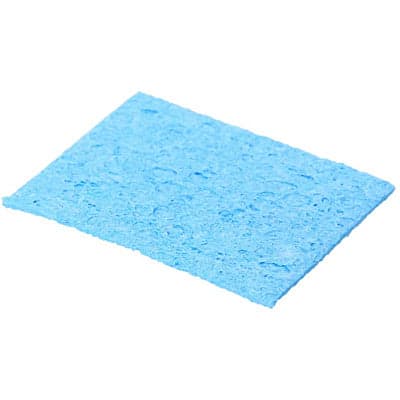 Soldering Iron Tip Cleaning Blue Rectangle Sponge 3.5cm x 5cm - View 1