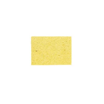 Soldering Iron Tip Cleaning Yellow Rectangle Sponge 3.5cm x 5cm - View 1