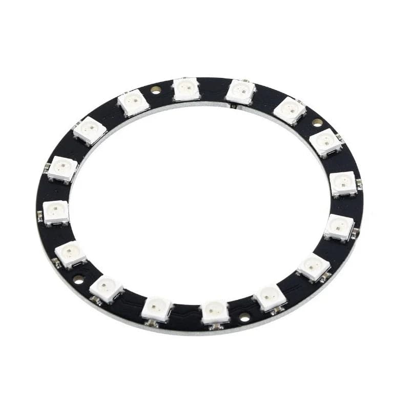 RGB LED 16Bit WS2812B Circular Development Board - View 3