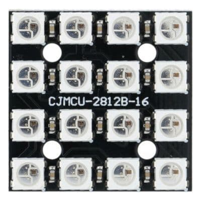 RGB LED Module WS2812B 4×4 - View 1