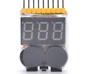 High Quality 1-8S Battery Voltage Checker & Low Voltage Buzzer Alarm - View 1