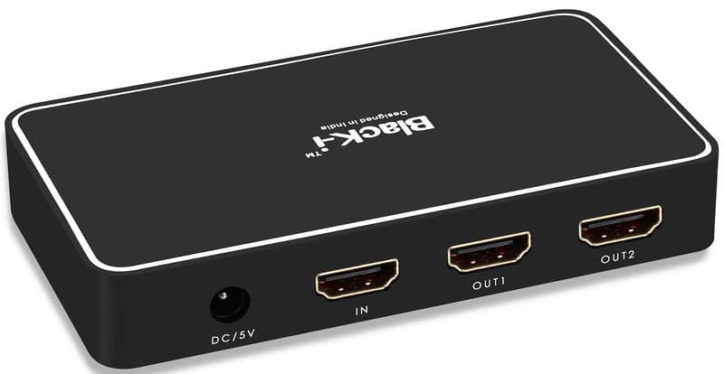 Black-i HDMI Splitter 1 input 2output - View 2