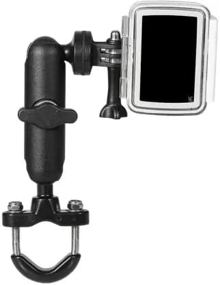 Hybrid Motors Bendable Neck Jaw Clamp Camera Mount (Black) - View 1