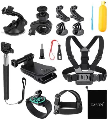 CASON Flat Surface Flat Placement Camera Mount (Black) - View 1